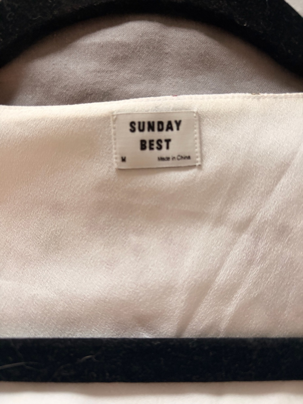 Aritzia Sunday Best White Floral Ruffle Tie-Front Blouse - Picture 3 of 3